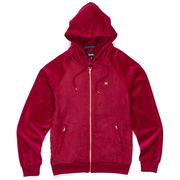 cookies zip up hoodie